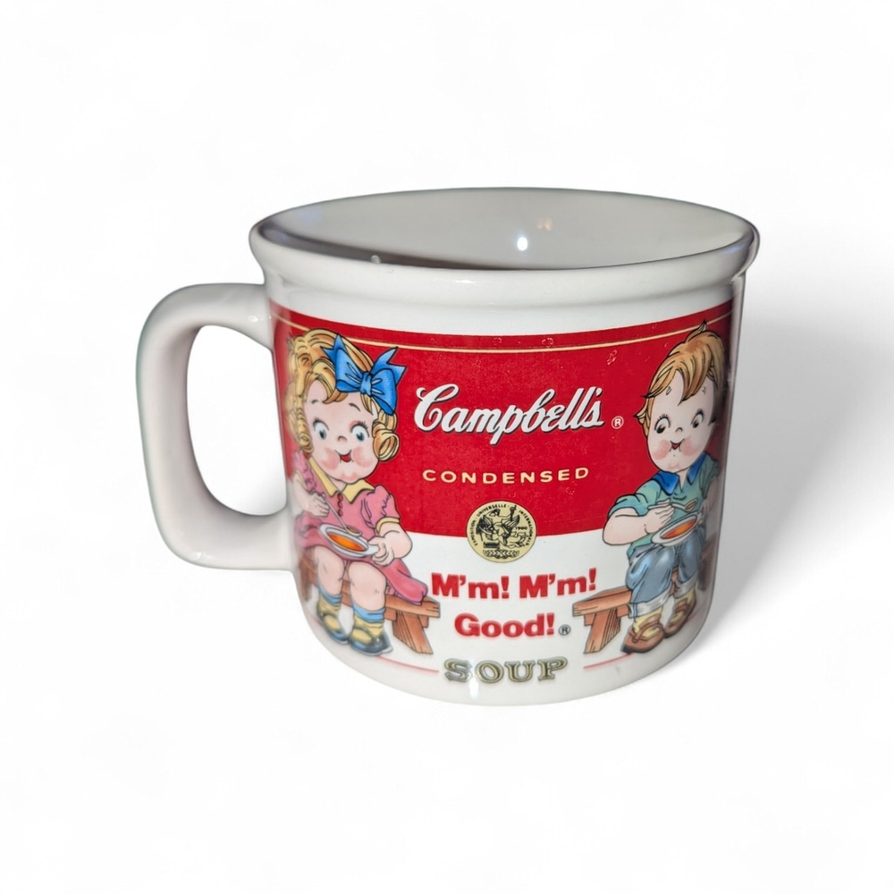 Vintage 1993 Campbell’s Soup Kids Mug Cup Westwood Ceramic Licensed Collectible